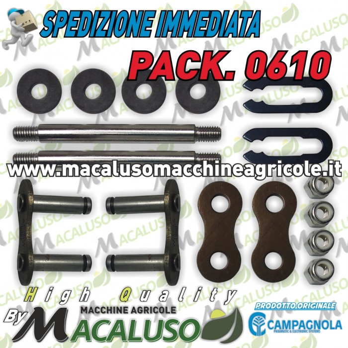 Kit 2 Prigionieri + Maglie x abbacchiatore Olistar Tuono Metal Diablo Golia Campagnola PACK0610