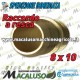 Raccordo a resca 8 x 10 riparazione tubo aria compressa compressore motocompressore Campagnola Hobby giunzione 0112 0167