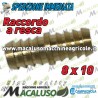 Raccordo a resca 8 x 10 riparazione tubo aria compressa compressore motocompressore Campagnola Hobby giunzione 0112 0167