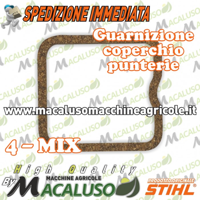 Guarnizione coperchio punterie decespugliatore FS130 tagliasiepi HL100 Stihl 4-MIX 41800290500