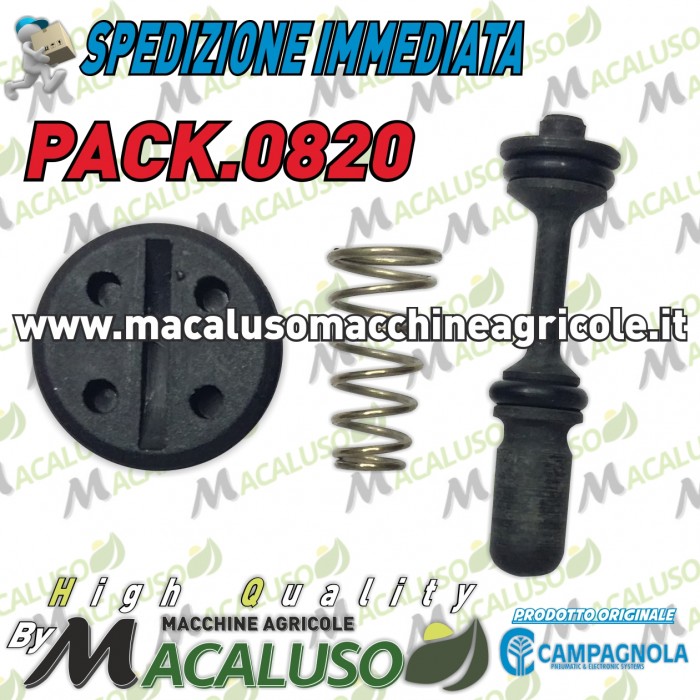 Kit interno valvola impugnatura T1-T2-T3 Campagnola art. PACK.0820