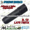 Raccordo in plastica tubo sagomato asta Campagnola R3 R4 mm.12 abbacchiatore sferzatore lato testa 0160 0157