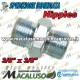 Raccordo nipples aria compressa 3/8" M - M motocompressore Campagnola Hobby Professional 0105 0119