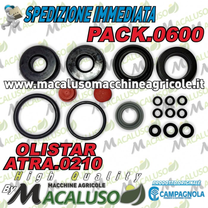 Kit guarnizioni Campagnola OLISTAR ATRA.0210 serie gommini PACK.0600