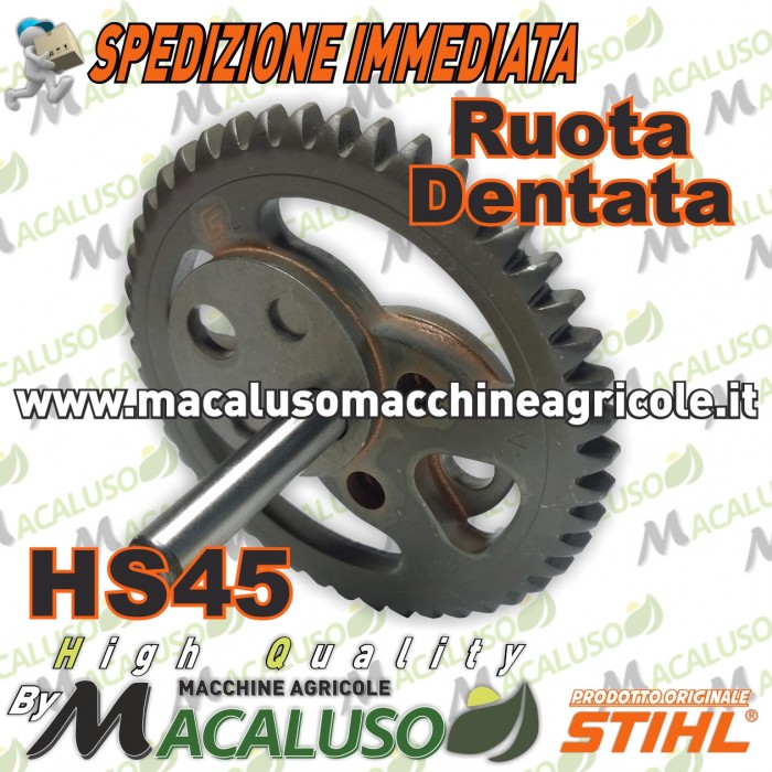 Ruota dentata movimento lame tagliasiepe Stihl H45 HS45-2 MIX ingranaggio 42286407505