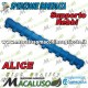 Supporto porta rebbi azzurro abbacchiatori pneumatici Campagnola alice 0108.0236