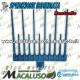 Rastrello azzurro abbacchiatore Campagnola Diablo Elektra pettine 6193 0010