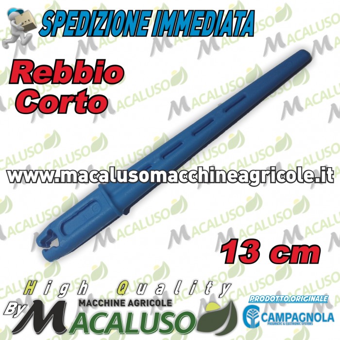 Rebbio corto azzurro abbacchiatore Diablo 09 Campagnola 0193.0132 astina