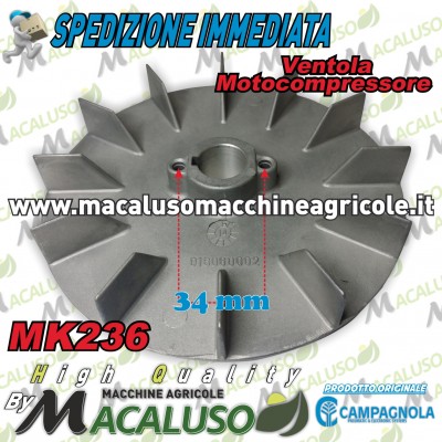 Ventola motocompressore Hobby Kit Campagnola MK236 aria alluminio moto compressore 016060002