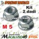2 PZ dado M 5 con rondella incorporata piatta per macchine Stihl 92162610700