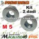 2 PZ dado M 5 con rondella incorporata piatta per macchine Stihl 92162610700