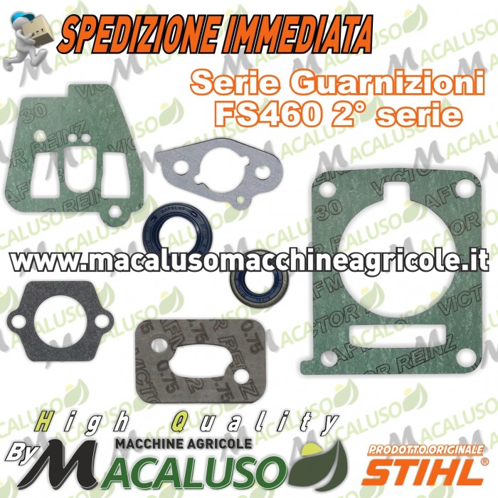 Serie guarnizioni e paraoli decespugliatore Stihl FS240 FS260 FS460 FR460 2° Serie 41470071602 guarnizione
