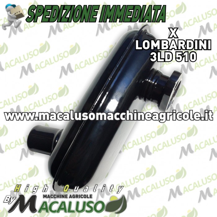 Marmitta motore Lombardini 3LD 510 LDA 450 510 4LD 640 705 collettore corto