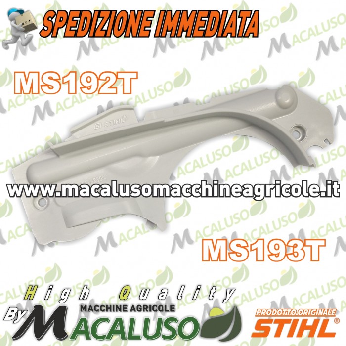 Carter copri freno catena in plasica motosega Stihl MS192T MS193T coperchio parapolvere 11376487700