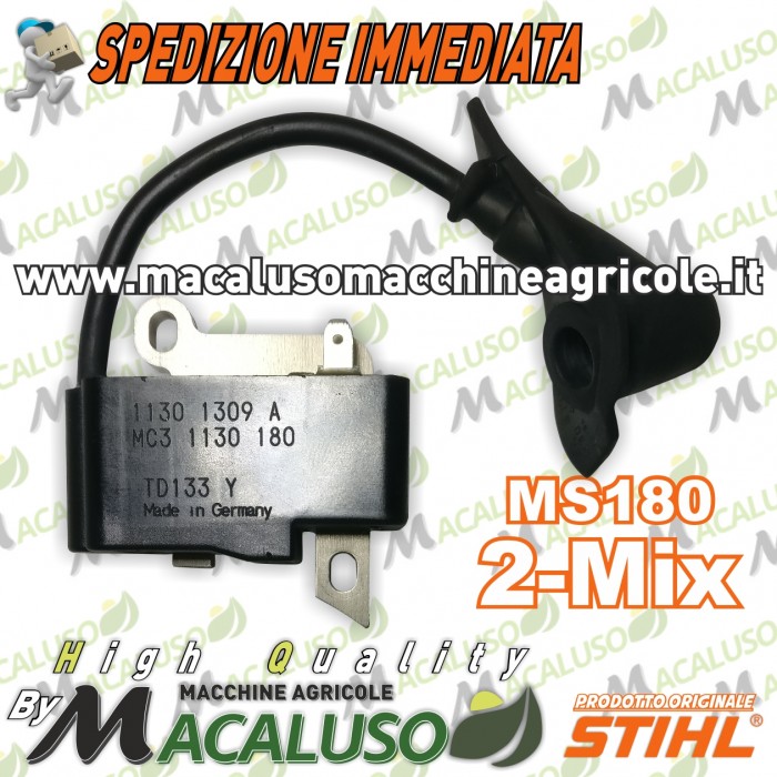 Bobina motosega Stihl MS180 2 MIX 11304001308 modulo accensione elettronica 11304001310