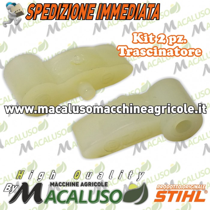 Kit 2 Saltarello avviamento motosega 038 066 MS660 MS661 Stihl dentello trascinatore 11241957200