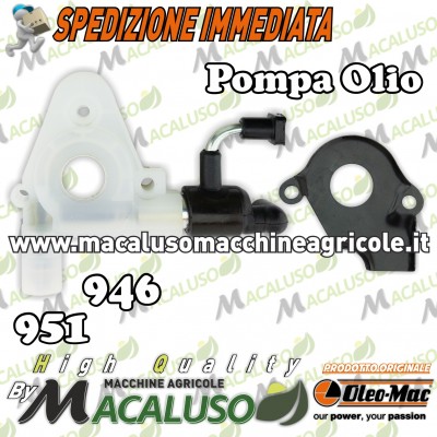 Pompa olio Motosega Oleomac 942 946 951 Efco 142 146 151 Emak