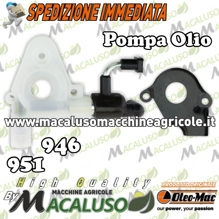 Pompa olio Motosega Oleomac 942 946 951 Efco 142 146 151 Emak