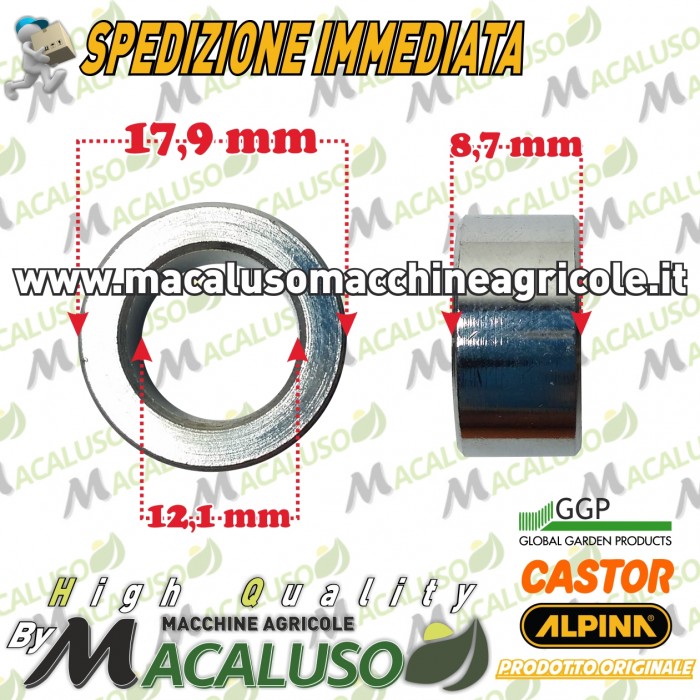 Collare ghiera testina decespugliatore Alpina Castor VIP25 VIP30 TURBO 25 30 boccola