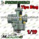 Carburatore tipo Bing 1/19 motore Jlo brumi beta 