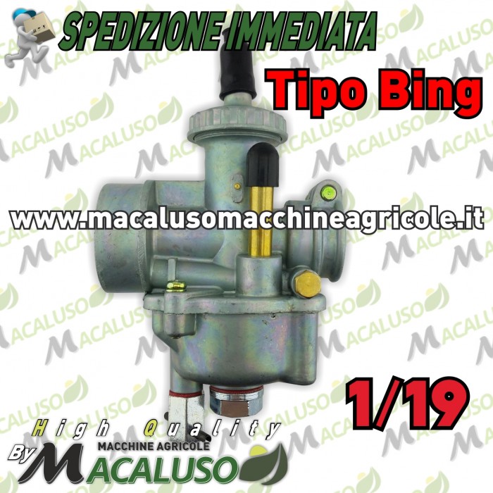 Carburatore tipo Bing 1/19 motore Jlo brumi beta 