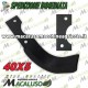 2 Zappette adattabile motozappa Honda 40x5 zappa zappetta fresa lama kit serie