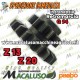 Ingranaggio retromarci motozappa Pasbo G94 doppio z20 z13 diesse sicilzappa