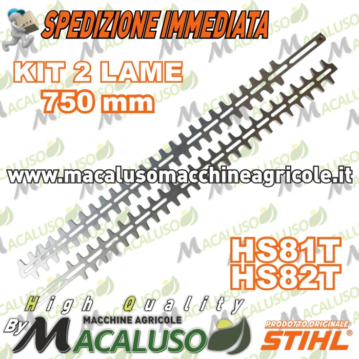 Coppia lame 750 mm / 30" TD tagliasiepi Stihl HS81THS82T HSA94T tosasiepi 42377106052