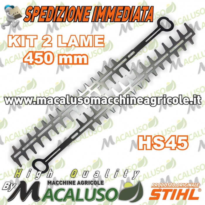 Coppia lame 450 mm / 24" tagliasiepi Stihl HS45 tosasiepi 42287106050