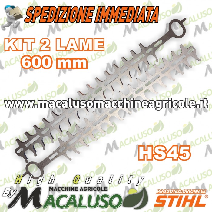 Coppia lame 600 mm / 24" tagliasiepi Stihl HS45 tosasiepi 42287106051