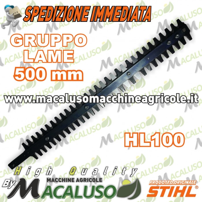 Kit lame di 500mm/20" tagliasiepi Stihl HL HLE HEL 42307105900