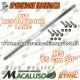Guida regolazione lame 750 mm 30" tagliasiepi Stihl registro gioco HS81 HS82 HS86 HS87 tosasiepi 42370071009