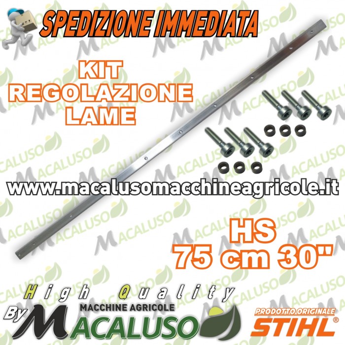 Guida regolazione lame 750 mm 30" tagliasiepi Stihl registro gioco HS81 HS82 HS86 HS87 tosasiepi 42370071009