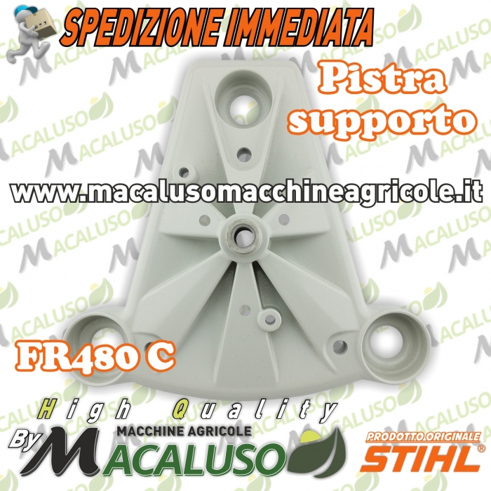 Piastra supporto motore decespugliatore spalleggiato Stihl FR480C carter inferiore 41287925901