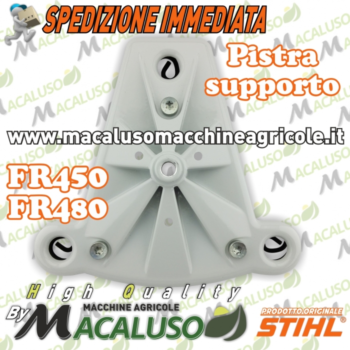 Piastra supporto motore decespugliatore spalleggiato Stihl FR350 FR450 FR480 carter inferiore 41287904506