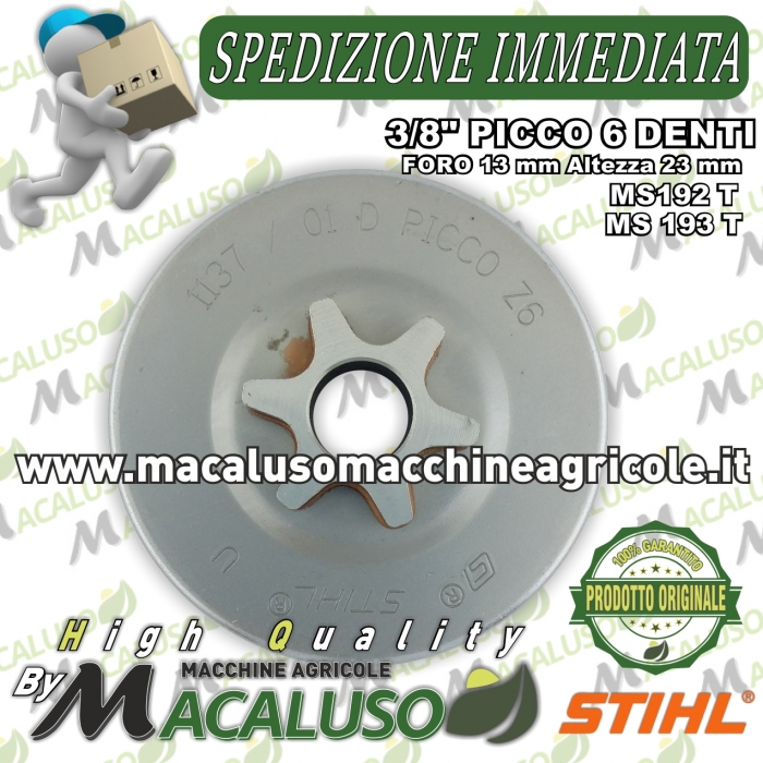 Campana per motosega Stihl 38 picco 6d. (vedi migliori dettagli)