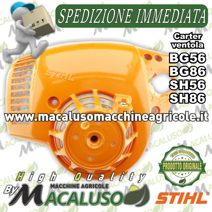 Carenatura ventola soffiatore aspiratore Stihl BG56 BG86 SH56 SH86 carter avviamento 42410801804