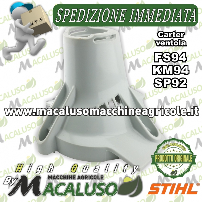Carter ventola decespugliatore Stihl FS94 KM94 SP92 scatola frizione carenatura trasmissione 41490801801