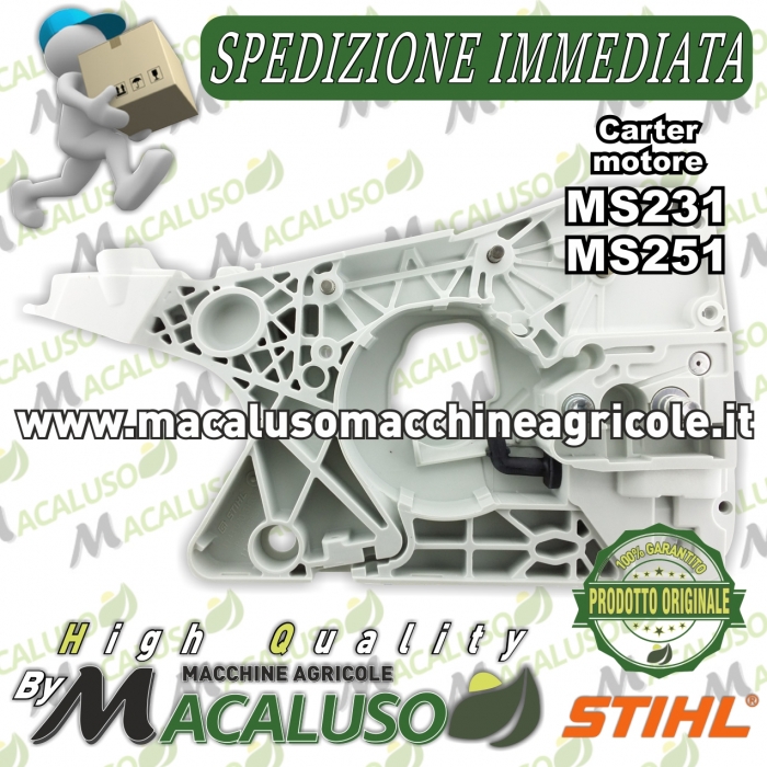 Carter motore completo motosega Stihl MS231 MS251 carcassa serbatoio 11430203023