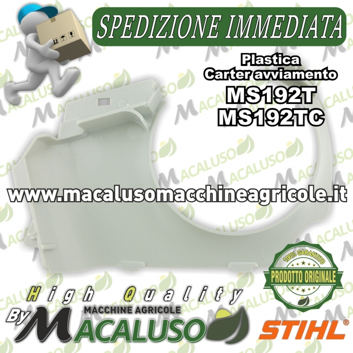 Carter plasica interno gruppo avviamento motosega Stihl MS192TC coperchio parapolvere 11370847800