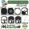 Serie membrane carburatore Zama GND-2 motosega decespugliatore gnd2 guarnizioni