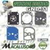 SERIE MEMBRANE CARBURATORE ZAMA GND-31 MOTOSEGA DECESPUGLIATORE GND31 GUARNIZIONI