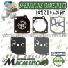 Serie membrane x Zama GND-35 carburatore motosega decespugliatore guarnizioni gnd35