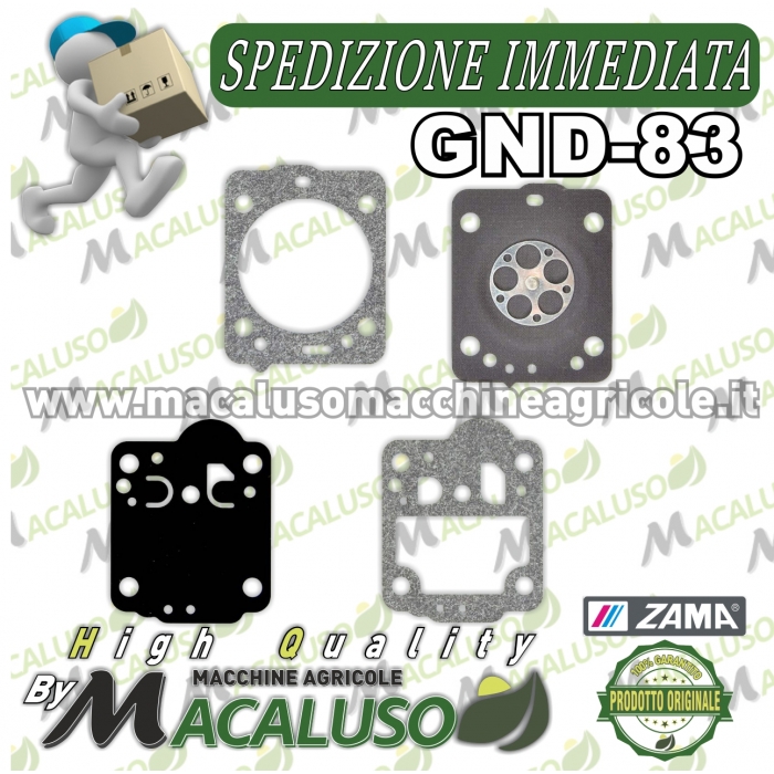 Serie membrane Zama GND-83 Originali