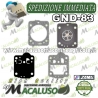 Serie membrane Zama GND-83 Originali guarnizioni carburatore gnd83 gnd 83