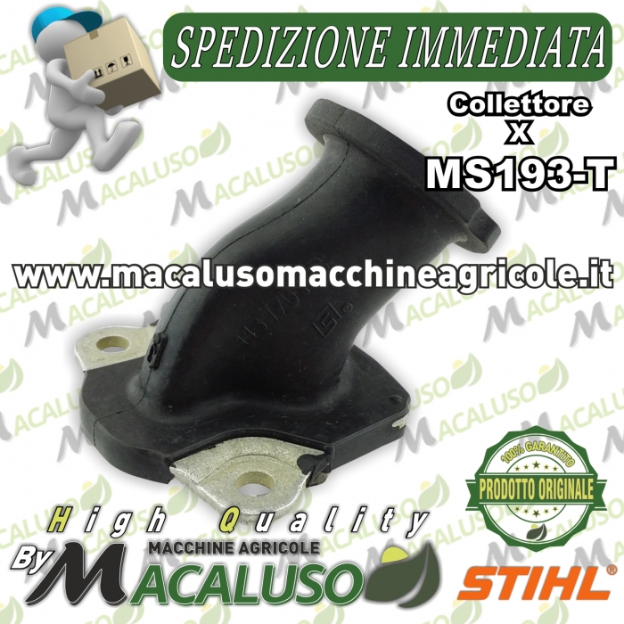 Collettore aspirazione motosega Stihl MS193T MS193TC 11371402501 manicotto elastico