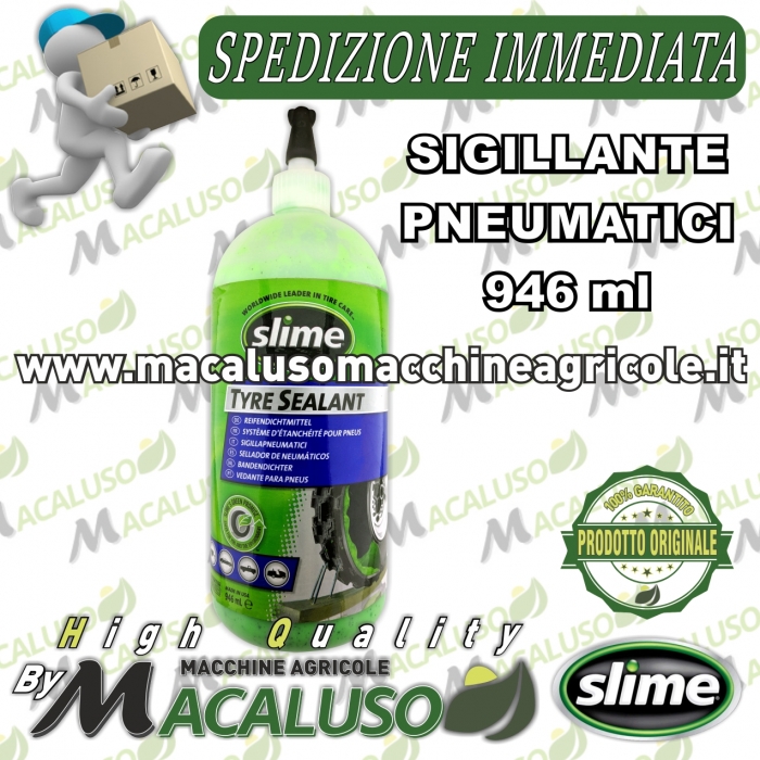 Sigillante pneumatici antiforatura per gomme Slime Tyre Sealant gonfia e ripara