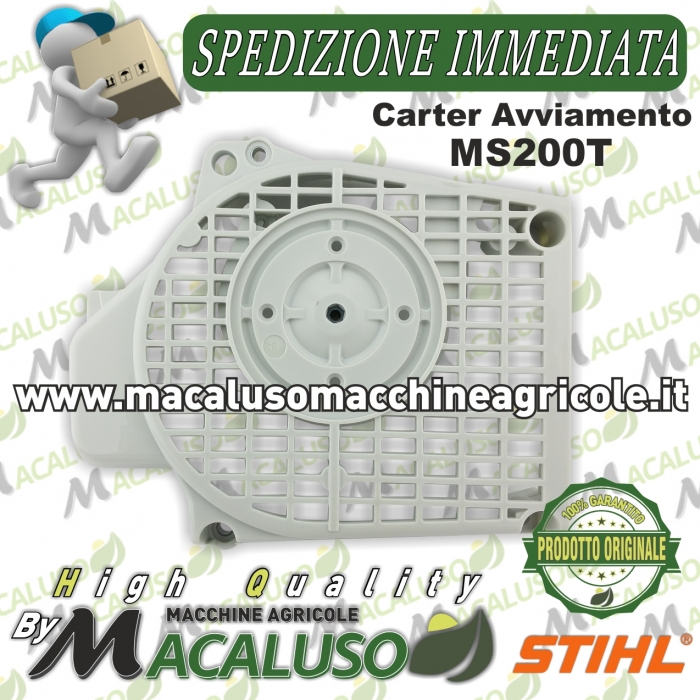 Gruppo avviamento nudo motosega Stihl 020T MS200T MS200 avviatore 11290801806