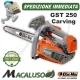 Motosega Oleo Mac GST 250 barra catena carving efco potatura mtt 2500 gts250