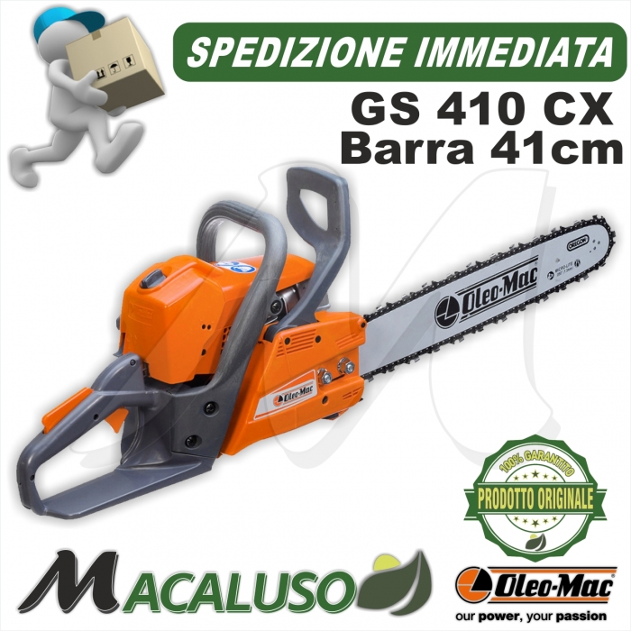Motosega Oleo Mac GS410 CX barra cm 41 oleomac gs 410 CX OLEO-MAC EFCO